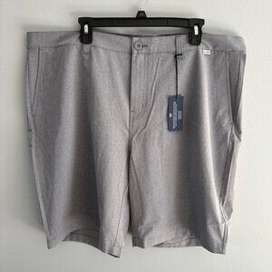 NWT: Travis Matthew Beck Golf Shorts Light Gray